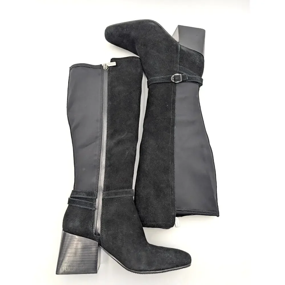 Blondo Twyla Waterproof Knee High Boots Women's Black Size US7M EU38